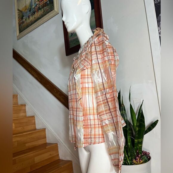 New Anthropologie Anthropologie Current Air Polly Ruffle Blouse - Picture 6 of 8